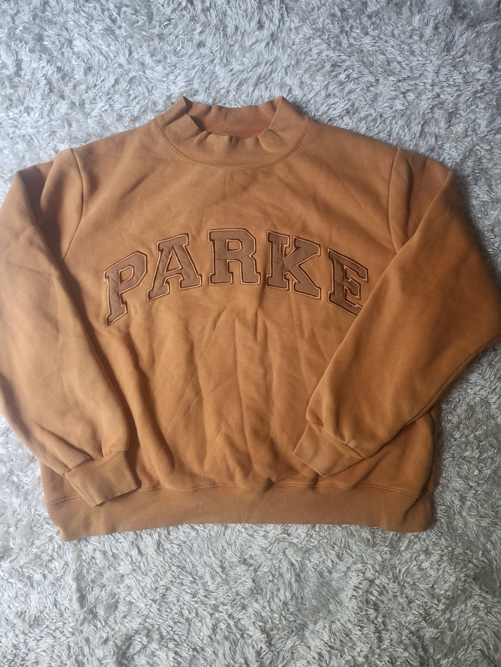 Parker Halloween Drop Orange Crewneck Sweatshirt